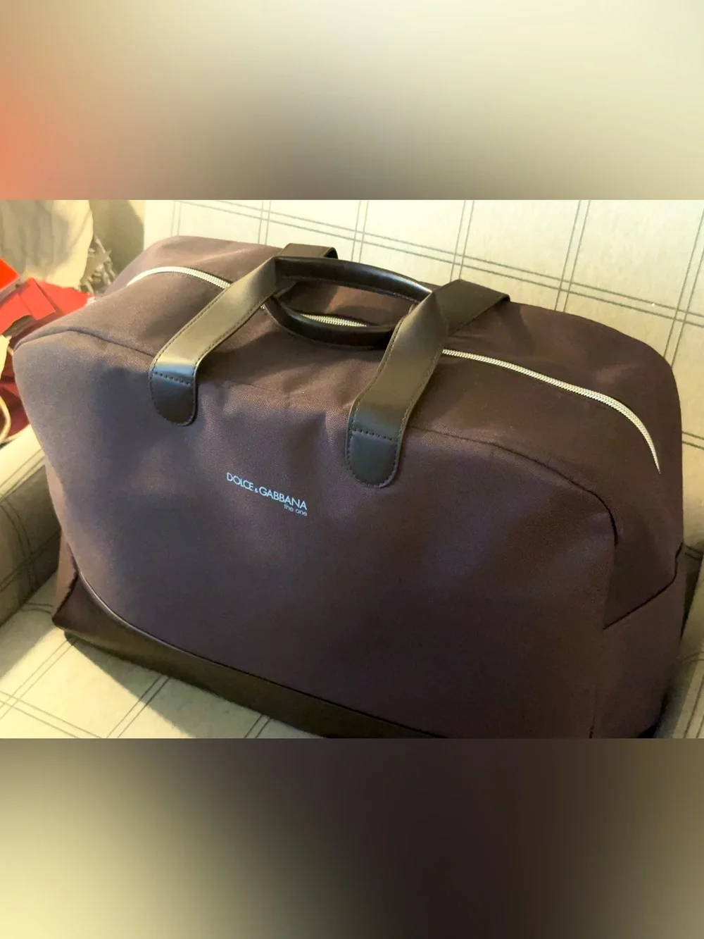 Dolce & Gabbana The One  Classic Deep Brown  Travel Duffel Bag brown Extra Large